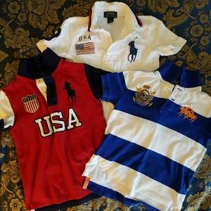Ralph Lauren premium Polo shirt bundle of 3